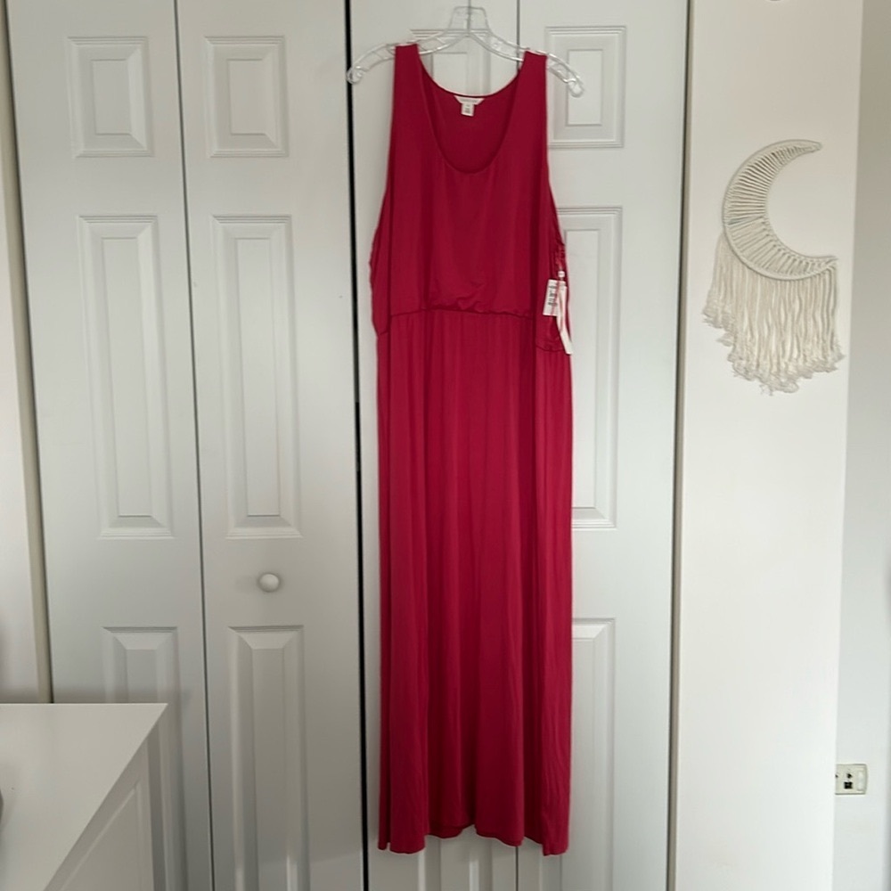 Caslon pink maxi dress plus 3X new with tags NWT from Nordstrom